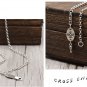 Chrome Hearts Necklace S925 Sterling Silver Personality fashion Cross Pendant sweater chain