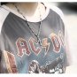Chrome Hearts Cross Pendant Necklace S925 Sterling Silver Mosaic zircon Cross rock Necklace