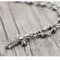 Chrome Hearts Cross Pendant Necklace S925 Sterling Silver Cross rock Necklace