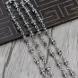 Chrome Hearts Cross Necklace S925 Sterling Silver Cross rock Punk Necklace
