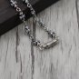 Chrome Hearts Cross Necklace S925 Sterling Silver Cross rock Punk Necklace