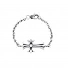 Chrome Hearts Cross Bracelet-S925 Sterling Silver Hand made chain bracelet birthday gift