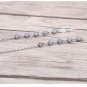 Chrome Hearts Cross Pendant Necklace S925 Sterling Silver Cross rock Tassels Necklace