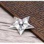 Fashion New sfive-pointed star Pendant S925 Sterling Silver Retro cross rock punk Handmade Pendant