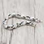 Chrome Hearts Flame Phoenix Tail glossy Bracelet S925 Sterling Silver Handmade retro Bracelet