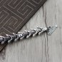 Chrome Hearts Cross tail Flower Bracelet S925 Sterling Silver Handmade retro Bracelet