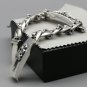 Chrome Hearts Cross dagger Bracelet S925 Sterling Silver Handmade Domineering Punk retro Bracelet