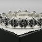 Chrome Hearts anchor flower Bracelet S925 Sterling Silver Handmade Punk retro Bracelet