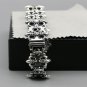 Chrome Hearts anchor flower Bracelet S925 Sterling Silver Handmade Punk retro Bracelet