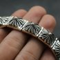 Chrome Hearts Cross Horseshoe print Bracelet S925 Sterling Silver Handmade Punk retro Bracelet
