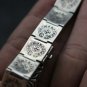 Chrome Hearts Cross Horseshoe print Bracelet S925 Sterling Silver Handmade Punk retro Bracelet