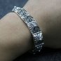 Chrome Hearts Cross Horseshoe print Bracelet S925 Sterling Silver Handmade Punk retro Bracelet