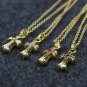 Chrome Hearts Cross Pendant lovers Necklace S925 Sterling Silver Gold plated 24K Cross rock Necklace