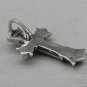 Chrome Hearts Double Cross Pendant S925 Sterling Silver Retro  cross rock punk Handmade Pendant