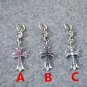 Chrome Hearts Cross Pendant S925 Sterling Silver Retro  cross rock punk Handmade zircon Pendant