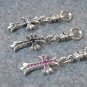 Chrome Hearts Cross Pendant S925 Sterling Silver Retro  cross rock punk Handmade zircon Pendant