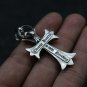 Chrome Hearts Cross Retro Pendant S925 Sterling Silver cross rock punk zircon Pendant