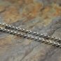 Chrome Hearts Necklace S925 Sterling Silver Pearl circle Vintage sweater chain 3 mm diameter