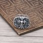 Chrome Hearts Tombstone Cross ring S925 Sterling Silver ring Cross gravestone rock ring Punk ring