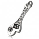 Chrome Hearts Cross punk Retro Pendant S925 Sterling Silver Creative fashionable wrench Pendant