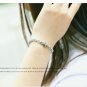 Chrome Hearts Rome alphabet Bracelet S925 Sterling Silver Handmade Punk retro Cross Bracelet
