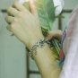 Chrome Hearts Rome alphabet Cross Bracelet S925 Sterling Silver Fashion personality Bracelet
