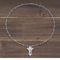 Chrome Hearts Necklace S925 Sterling Silver cross Anchor Hip-hop personality punk necklace