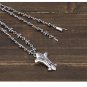 Chrome Hearts Necklace S925 Sterling Silver cross Anchor Hip-hop personality punk necklace