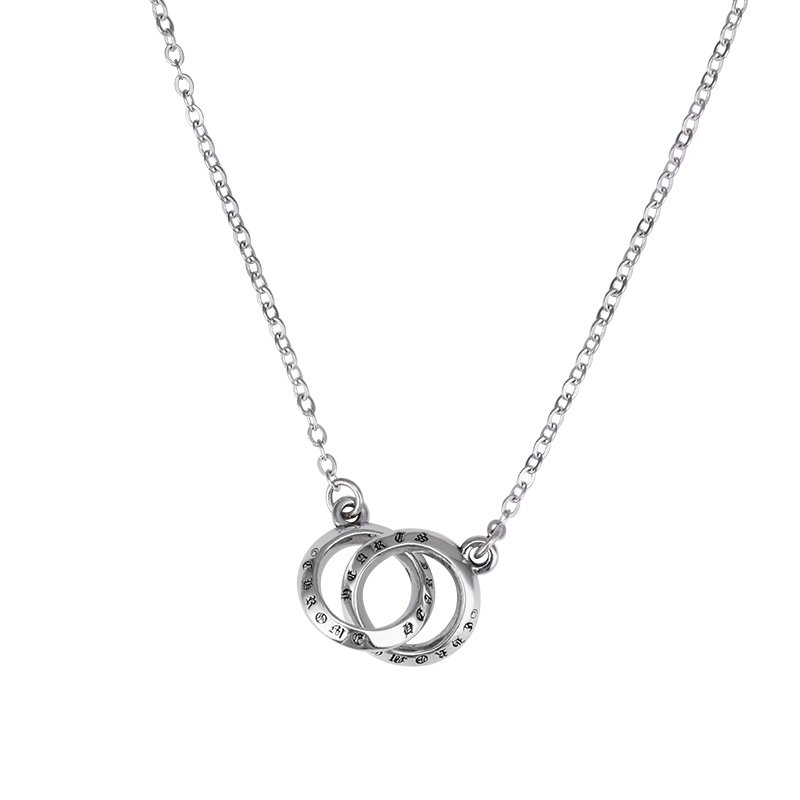 Chrome Hearts Necklace S925 Sterling Silver Simple temperament Nature ...