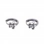 Chrome Hearts Cross ship Anchor Earring S925 Sterling Silver Earring - Handmade fashion jewellery