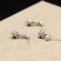 Chrome Hearts Retro Hexagonal star Earring S925 Sterling Silver Mosaic zircon Earring