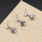Chrome Hearts Retro Cross Pendant Zircon Earring S925 Sterling Silver Earring - Handmade jewellery