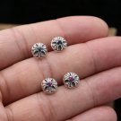 Chrome Hearts Retro Cross Earring S925 Sterling Silver Earring - Handmade Zircon jewellery