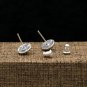 Chrome Hearts Retro Cross Earring S925 Sterling Silver Earring - Handmade Zircon jewellery