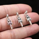 S925 Sterling Silver Zircon Earring -Chrome Hearts Retro Dagger Sword Earring  Handmade jewellery