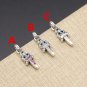 S925 Sterling Silver Zircon Earring -Chrome Hearts Retro Dagger Sword Earring  Handmade jewellery