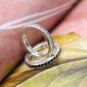 Chrome Hearts ring S925 Sterling Silver Cross Mosaic zircon ring, lovers rock ring