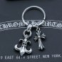 Chrome Hearts Key buckle Retro cross bag Hanging jewelry S925 Sterling Silver Key buckle