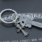 Chrome Hearts Key buckle Retro cross dagger bag Hanging jewelry S925 Sterling Silver Key buckle