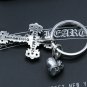 Chrome Hearts Key buckle Retro High-grade Cross bag Hanging jewelry S925 Sterling Silver