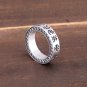 Chrome Hearts forever ring S925 Sterling Silver lovers Cross rock Mosaic zircon ring