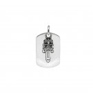 Chrome Hearts Sword of dagger Dog Tag Pendant S925 Sterling Silver Retro rock Pendant