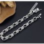 Chrome Hearts Cross Rome alphabet Bracelet S925 Sterling Silver Handmade Pendant Bracelet