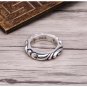 S925 Sterling Silver punk fashion Cruciferous flower ring, Chrome Hearts cross totem ring