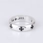 Chrome Hearts Cross Handmade ring S925 Sterling Silver lovers Cross rock ring