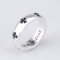 Chrome Hearts Cross Handmade ring S925 Sterling Silver lovers Cross rock ring