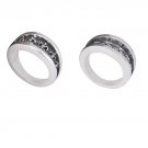Chrome Hearts Cross Anchor couple ring Handmade ring S925 Sterling Silver Rock Punk ring