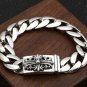 Chrome Hearts Cross flower bracelet S925 Sterling Silver domineering Punk retro Bracelet