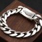Chrome Hearts Cross flower bracelet S925 Sterling Silver domineering Punk retro Bracelet