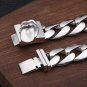 Chrome Hearts Rolling stone tongue Handmade bracelet S925 Sterling Silver Punk retro Bracelet